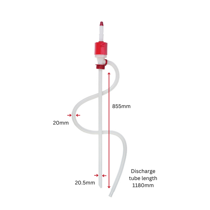 Syphon Drum Pump, Syphon Chemical Pump Polyethylene Heavy Duty