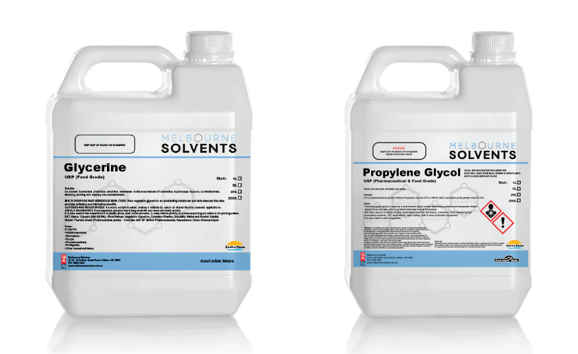 Food Grade Glycerine & Propylene Glycol Bundle